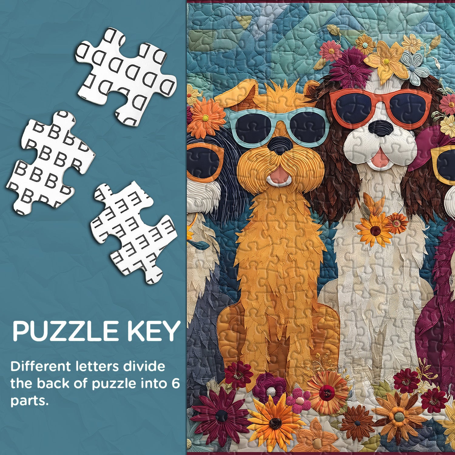 Cani felici puzzle puzzle 1000 pezzi