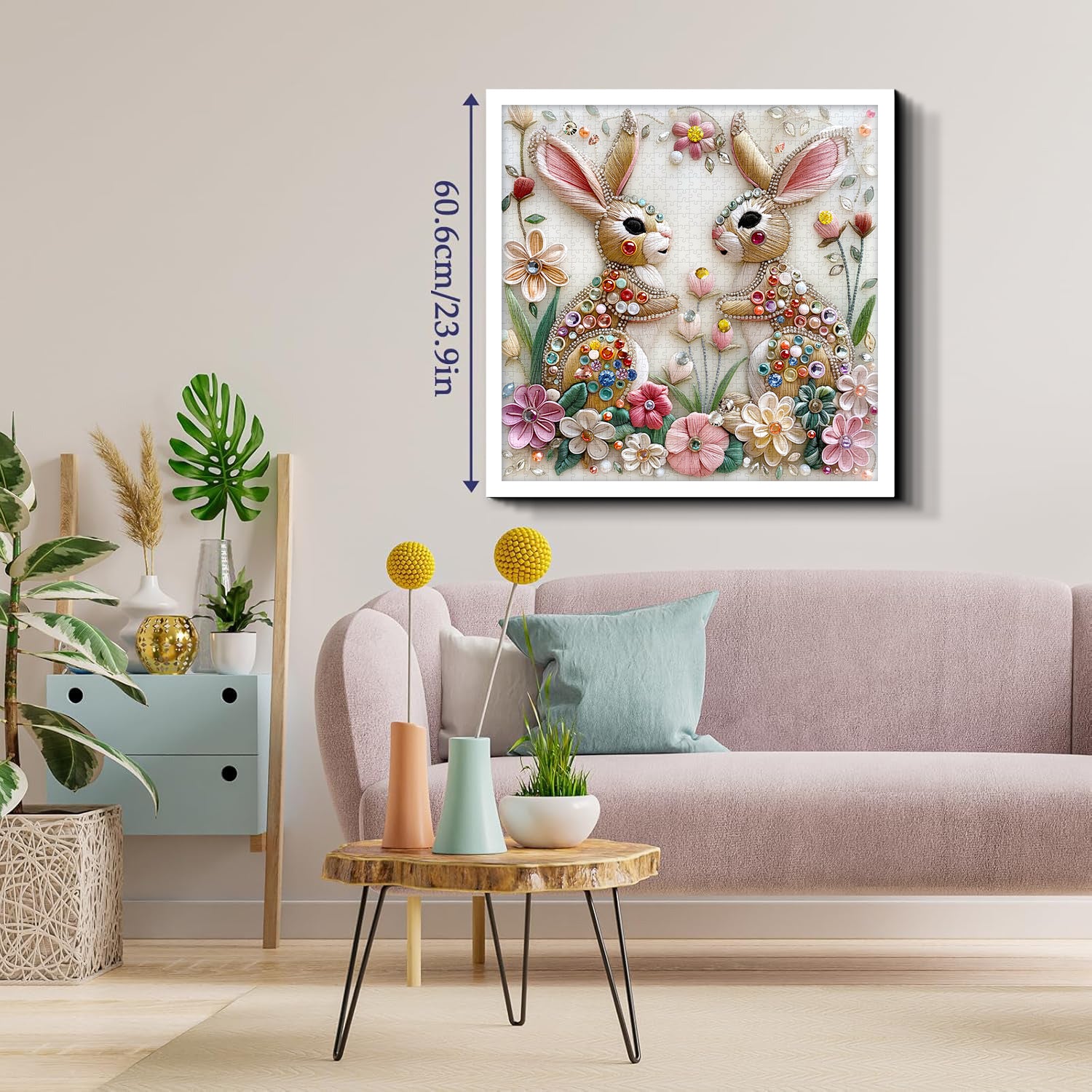 Diamond Bunny puzzle puzzle 1000 pezzi