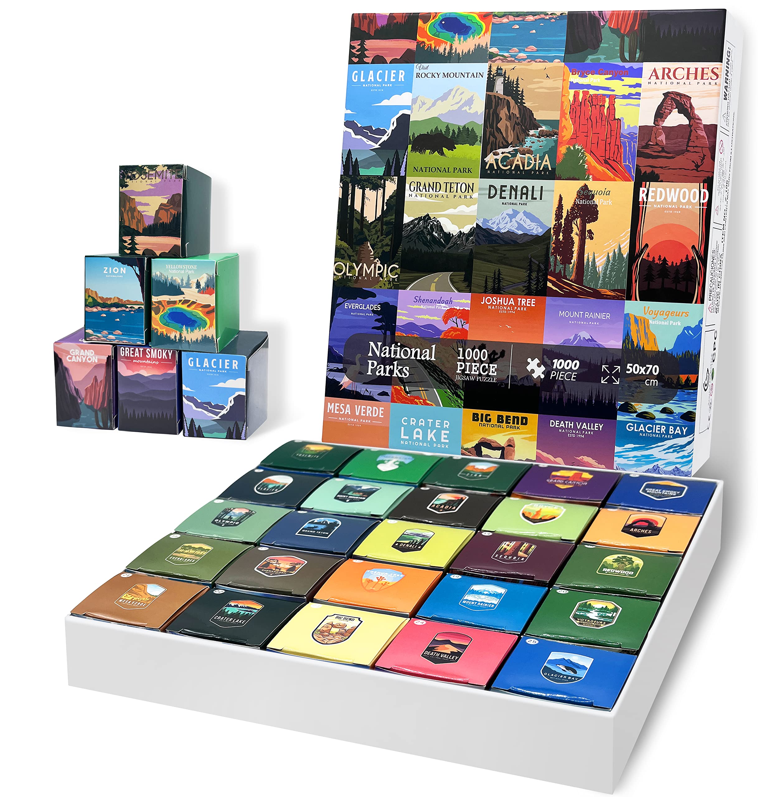 Parchi nazionali puzzle puzzle 1000 pezzi