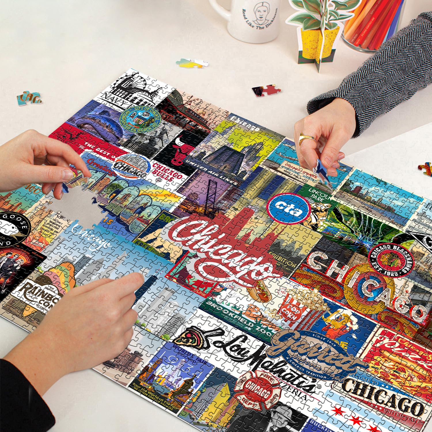 J'adore le puzzle Chicago Puzzle 1000 pièces