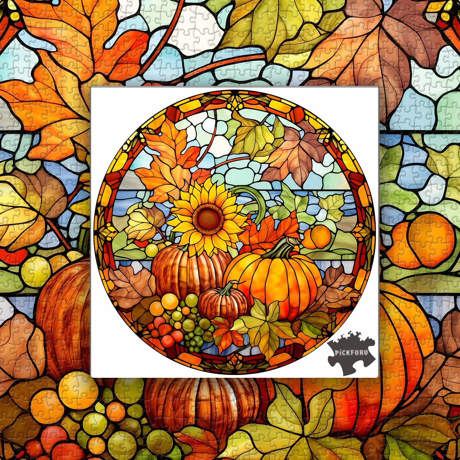 Pumpe e girasoli puzzle puzzle 1000 pezzi