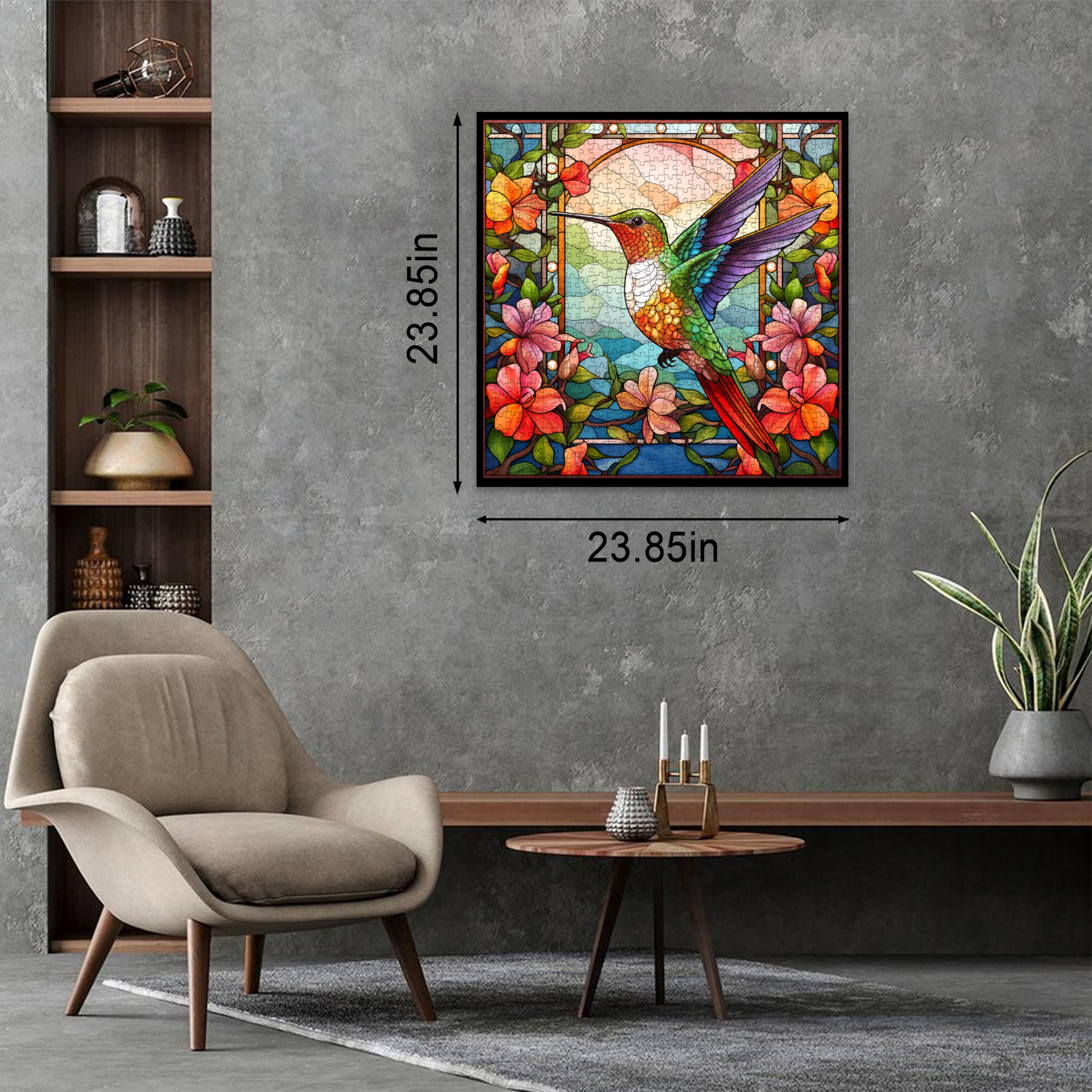 Flower Hummingbird puzzle puzzle 1000 pezzi