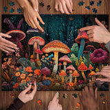 Puzzle foresta di funghi 1000 pezzi