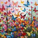 Rompecabezas de jardín de mariposas 1000 piezas
