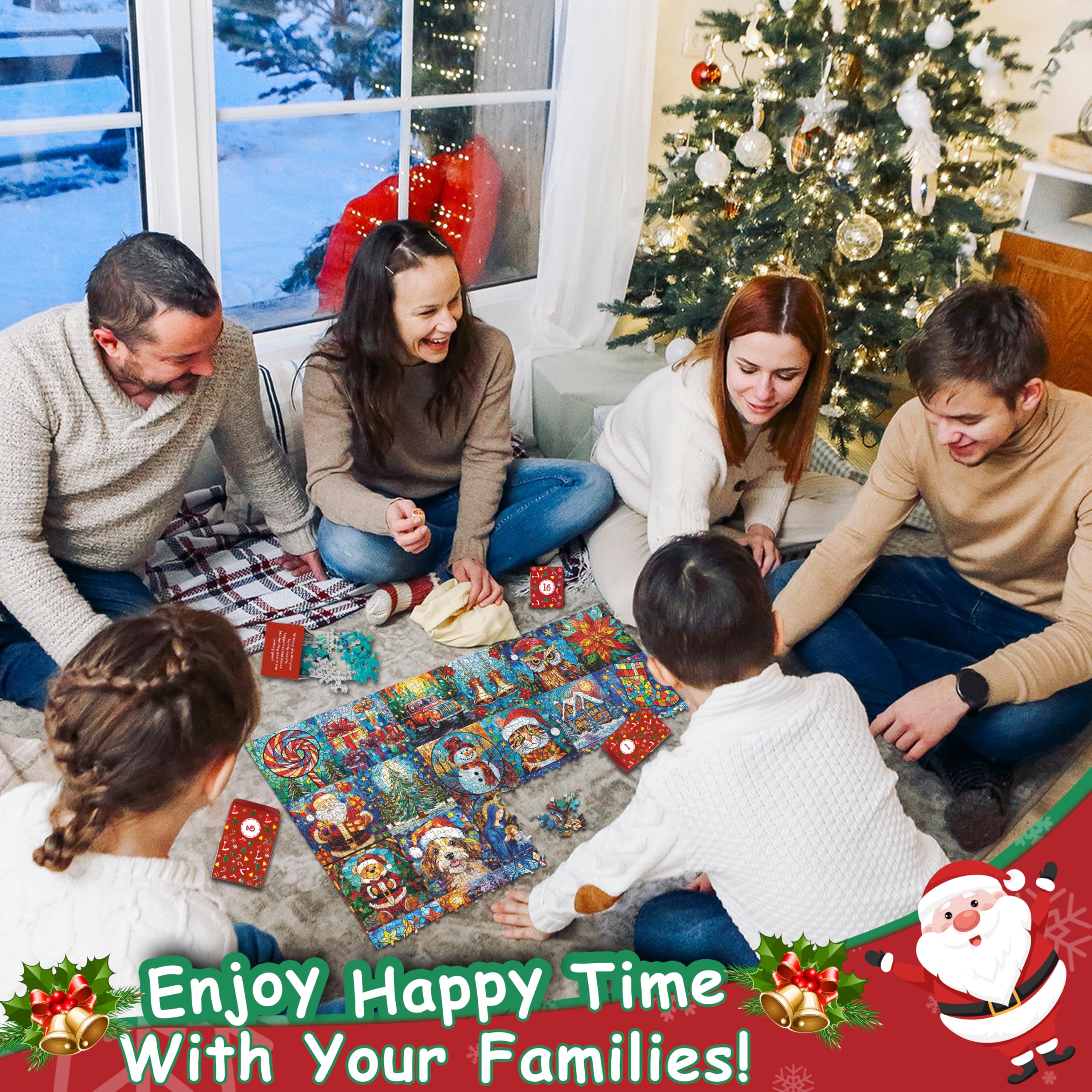 Teso di Natale puzzle puzzle 1000 pezzi