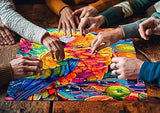 Buntes Papageien -Puzzle 1000 Stücke