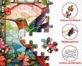 Flower Hummingbird puzzle puzzle 1000 pezzi