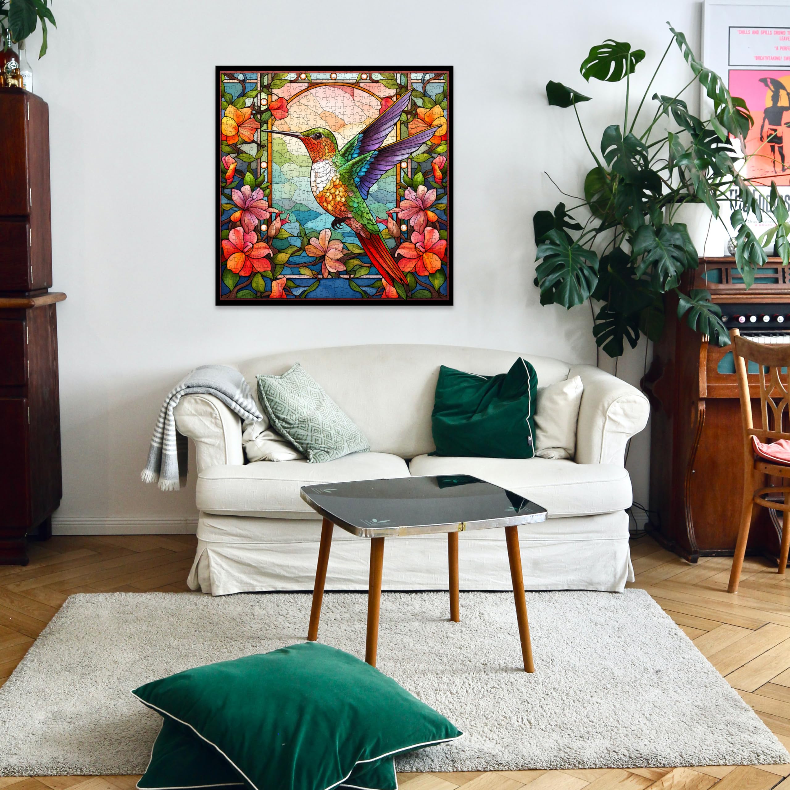 Flower Hummingbird puzzle puzzle 1000 pezzi