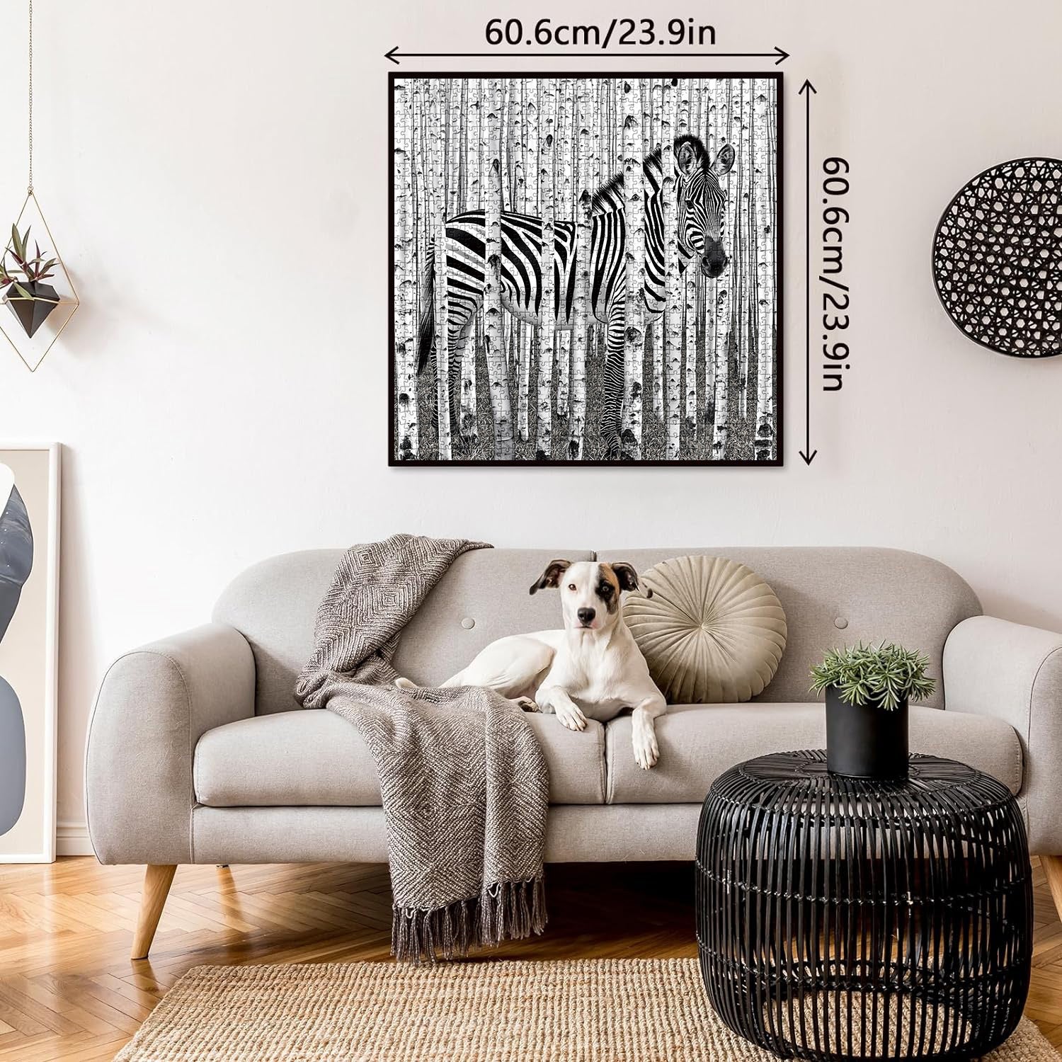 Zebrawald-Puzzle 1000 Teile