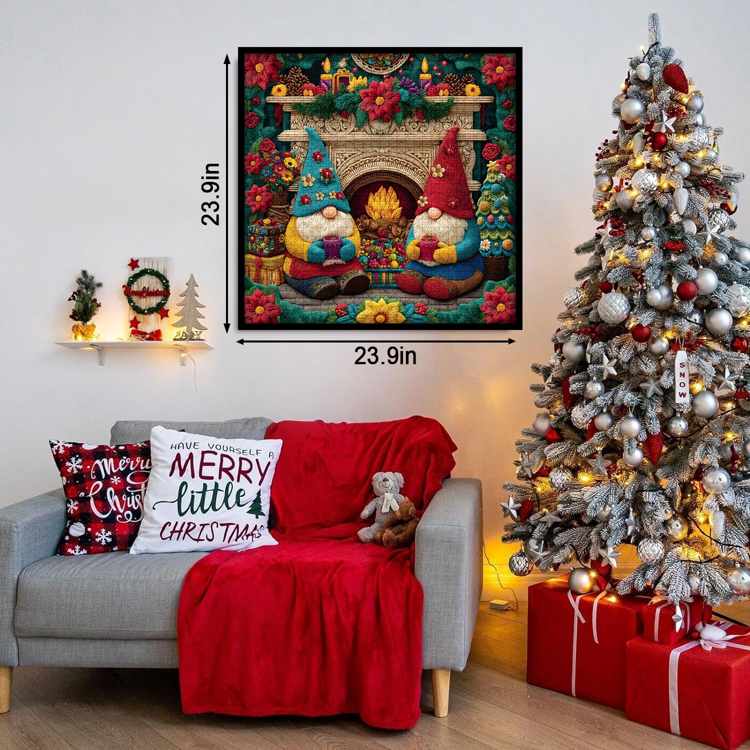 Gnomes confortables puzzle 1000 pièces