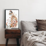 Flower Cat Jigsaw Puzzle 1000 pezzi