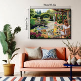 Accogliente puzzle di cortile puzzle 1000 pezzi