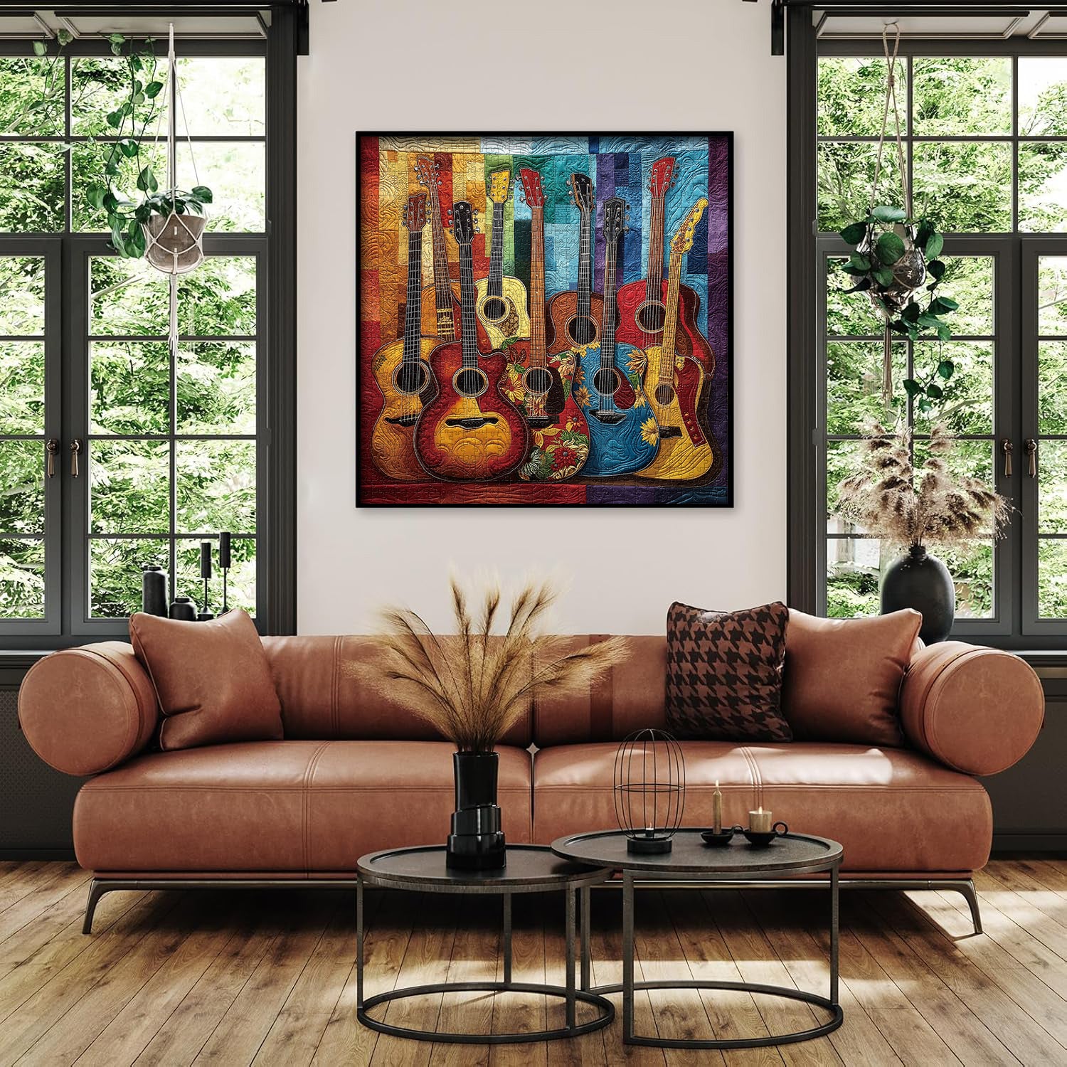 Fabric Guitar Jigsaw Puzzle 1000 Pieces