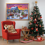 Pezzi di natalizio di puzzle funlands 1000
