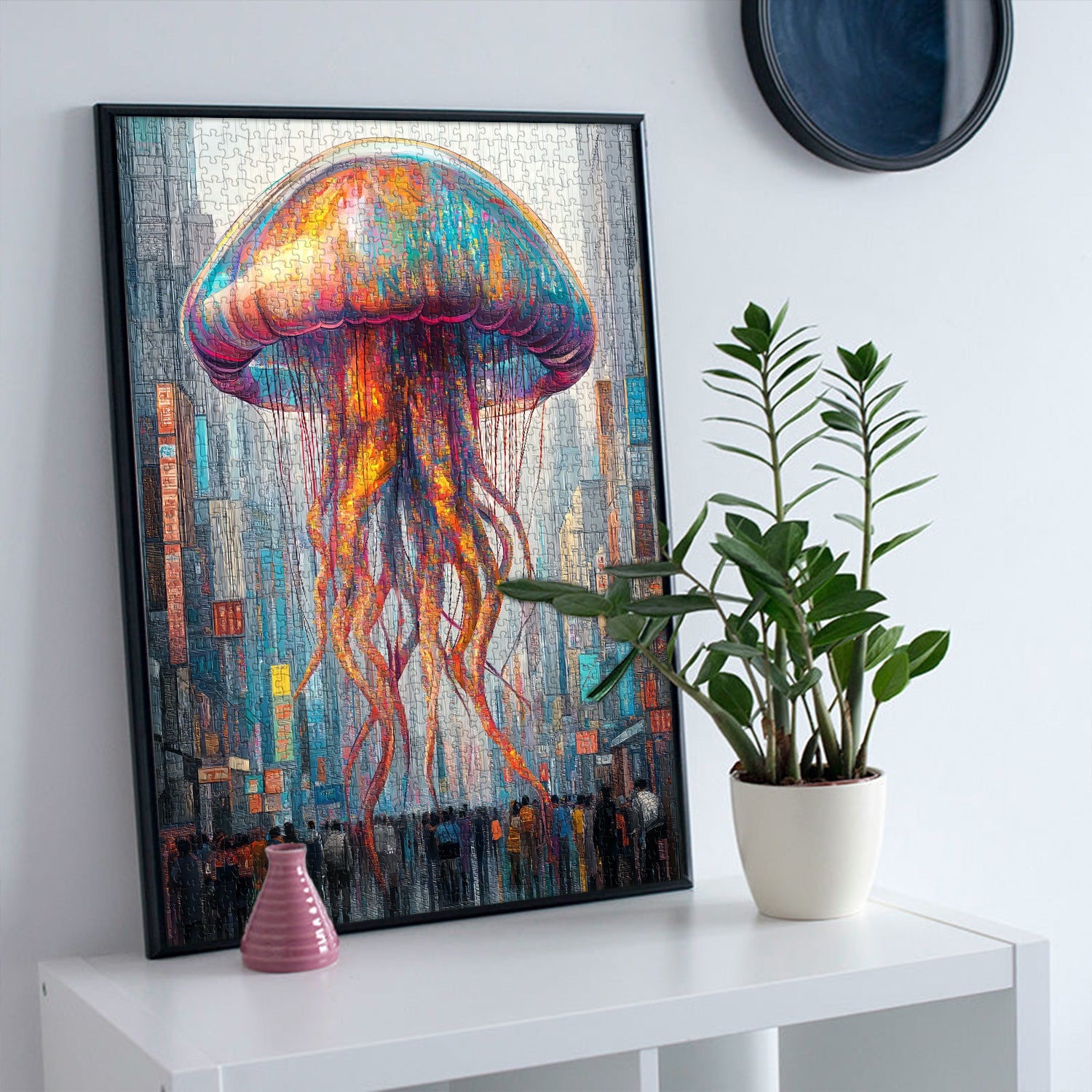 Puzzle puzzle di jellyfish neon 1000 pezzi