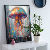 Puzzle puzzle di jellyfish neon 1000 pezzi