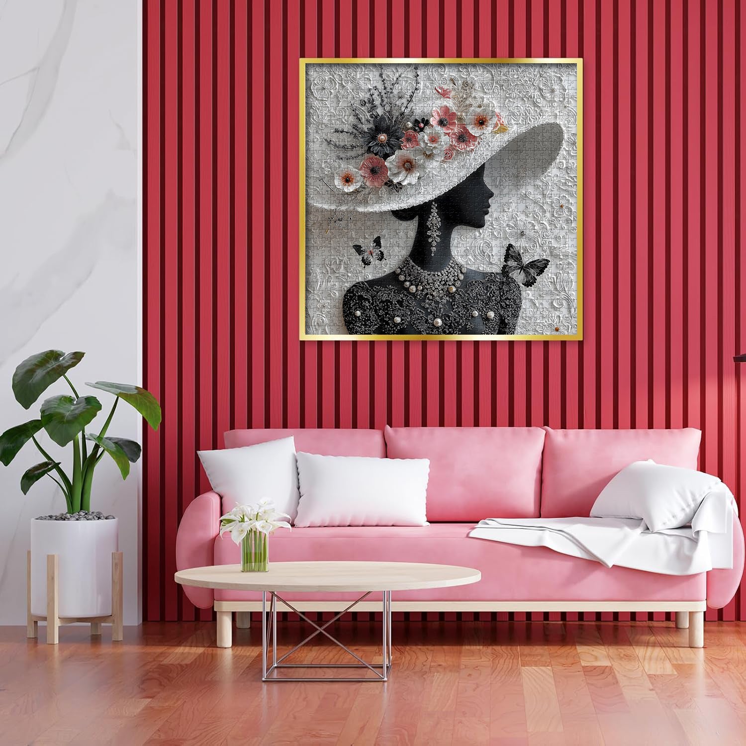 Jigsaw -Puzzle von Blumenmuse 1000 Stücke