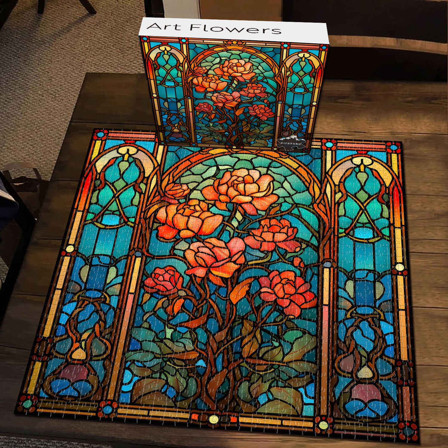 Arte fiori puzzle puzzle 1000 pezzi