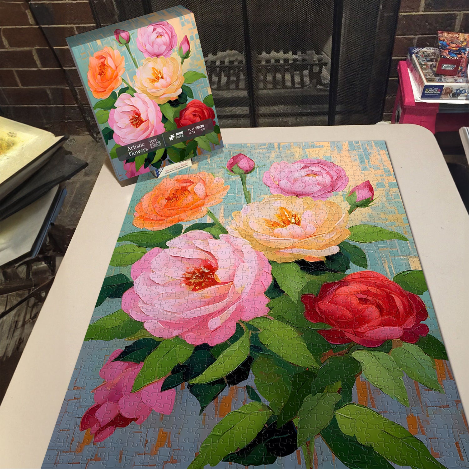 Fiori artistici puzzle puzzle 1000 pezzi