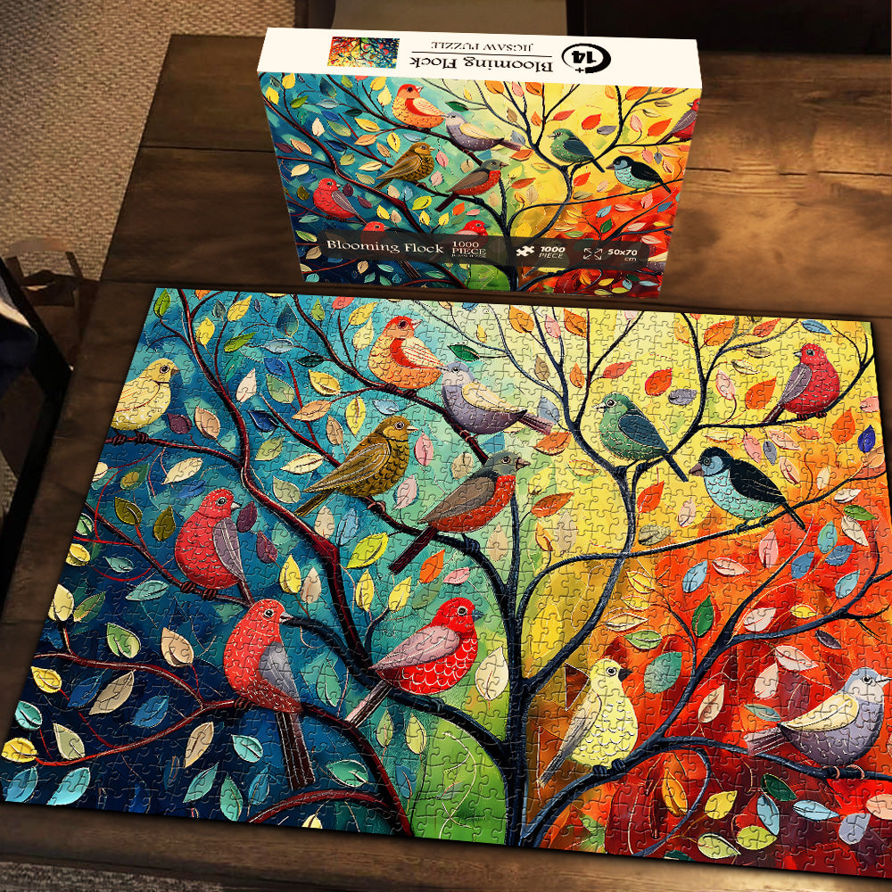 Blooming Flock Jigsaw Puzzle 1000 piezas