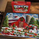 Puzzle fienile di Natale 1000 pezzi