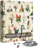 Puzzle de puzzle de fleurs vibrantes 1000 pièces