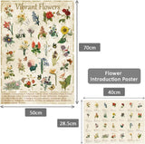 Puzzle de puzzle de fleurs vibrantes 1000 pièces