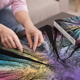 Bunte magische Waldpatrikum Rätsel 1000 Stücke