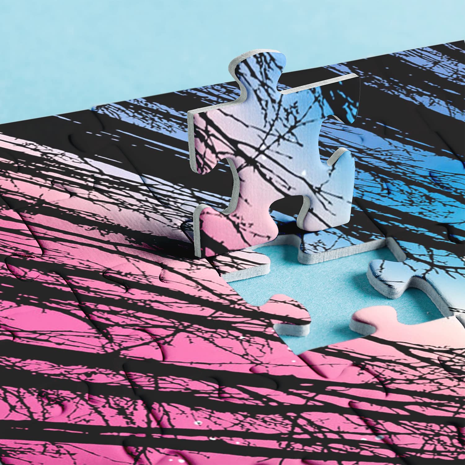 Bunte magische Waldpatrikum Rätsel 1000 Stücke