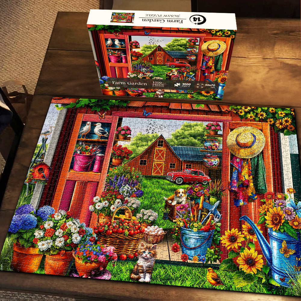 Puzzle da giardino agricolo 1000 pezzi