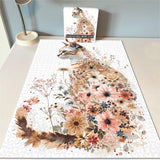 Flower Cat Jigsaw Puzzle 1000 pezzi