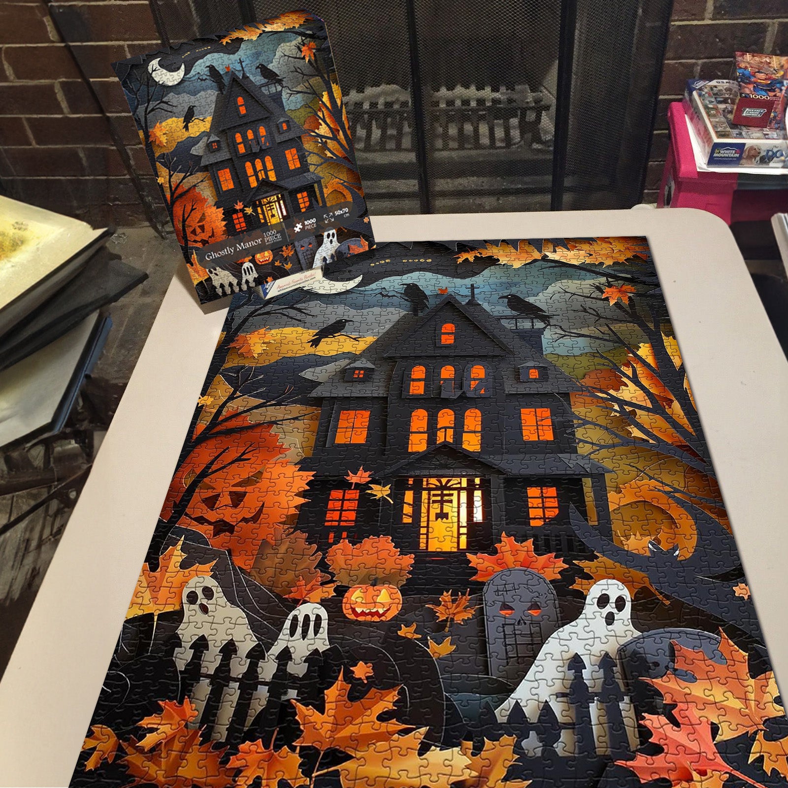 Ghostly Manor Jigsaw Puzzle 1000 pièces