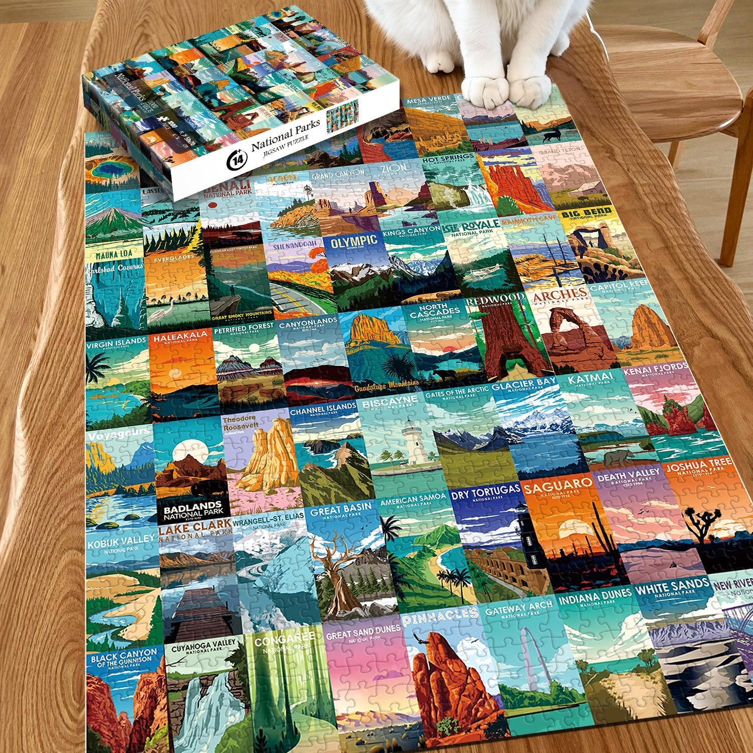 I parchi nazionali statunitensi puzzle 1000 pezzi