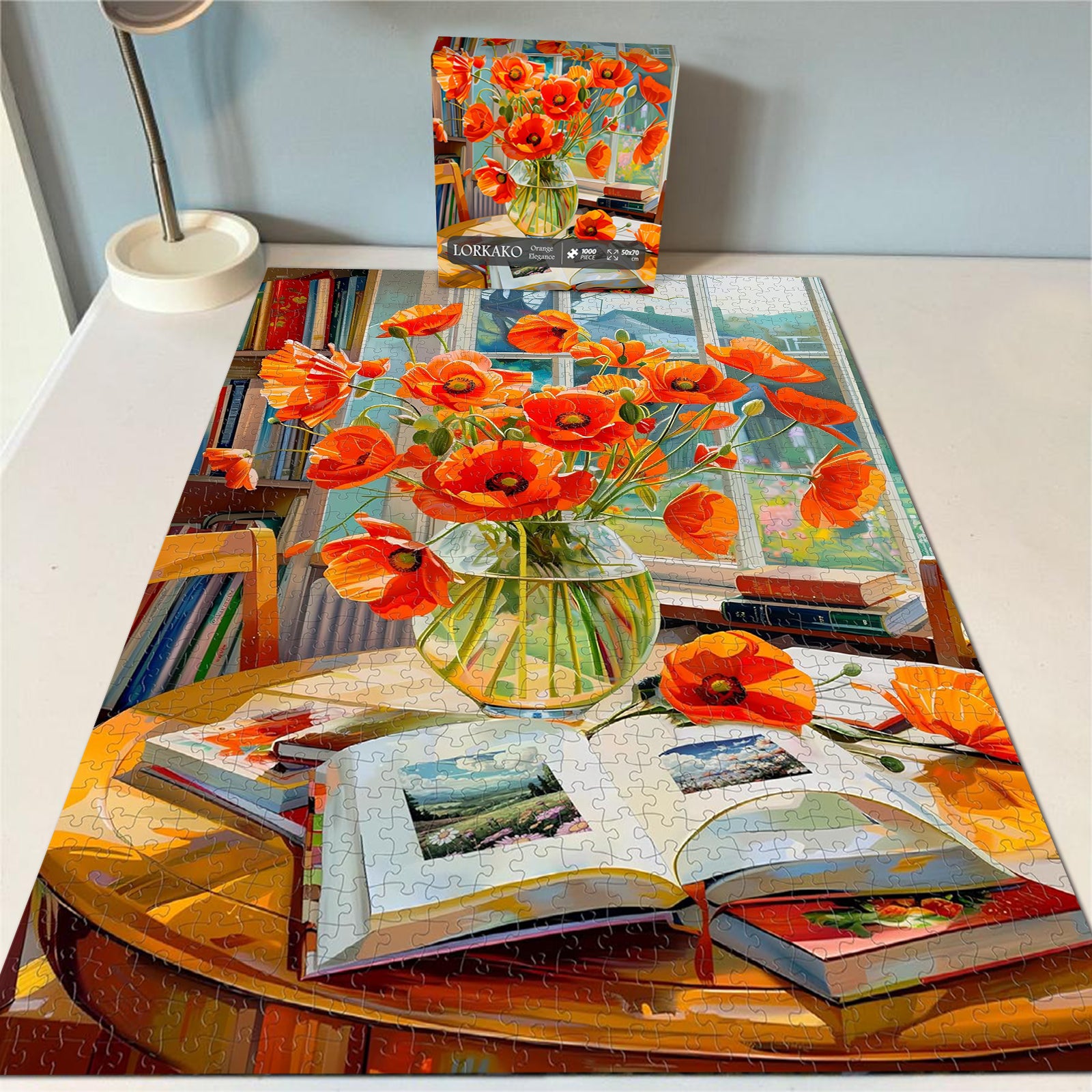 Puzzle eleganza arancione puzzle 1000 pezzi
