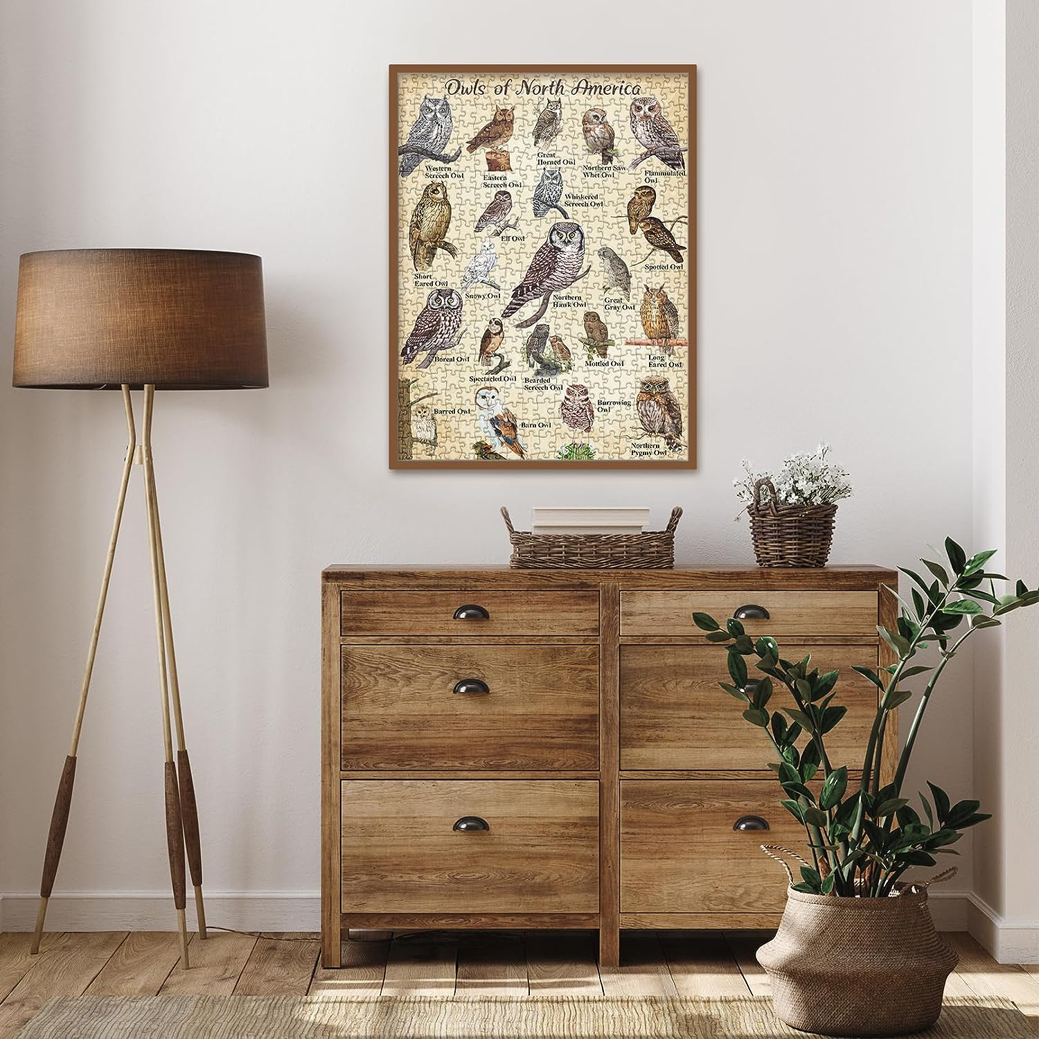 Pezzi di puzzle da puzzle gufo 1000 pezzi