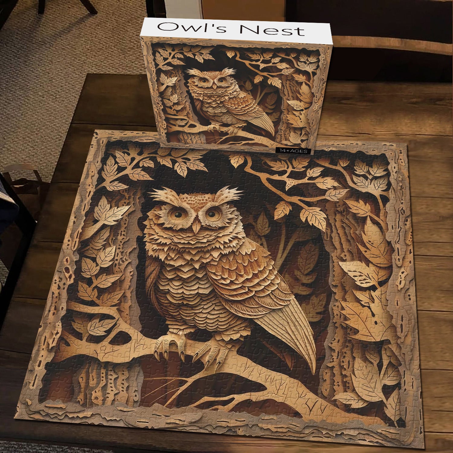 Pun puzzle 1000 di Owl's Nest Jigsaw 1000 pezzi