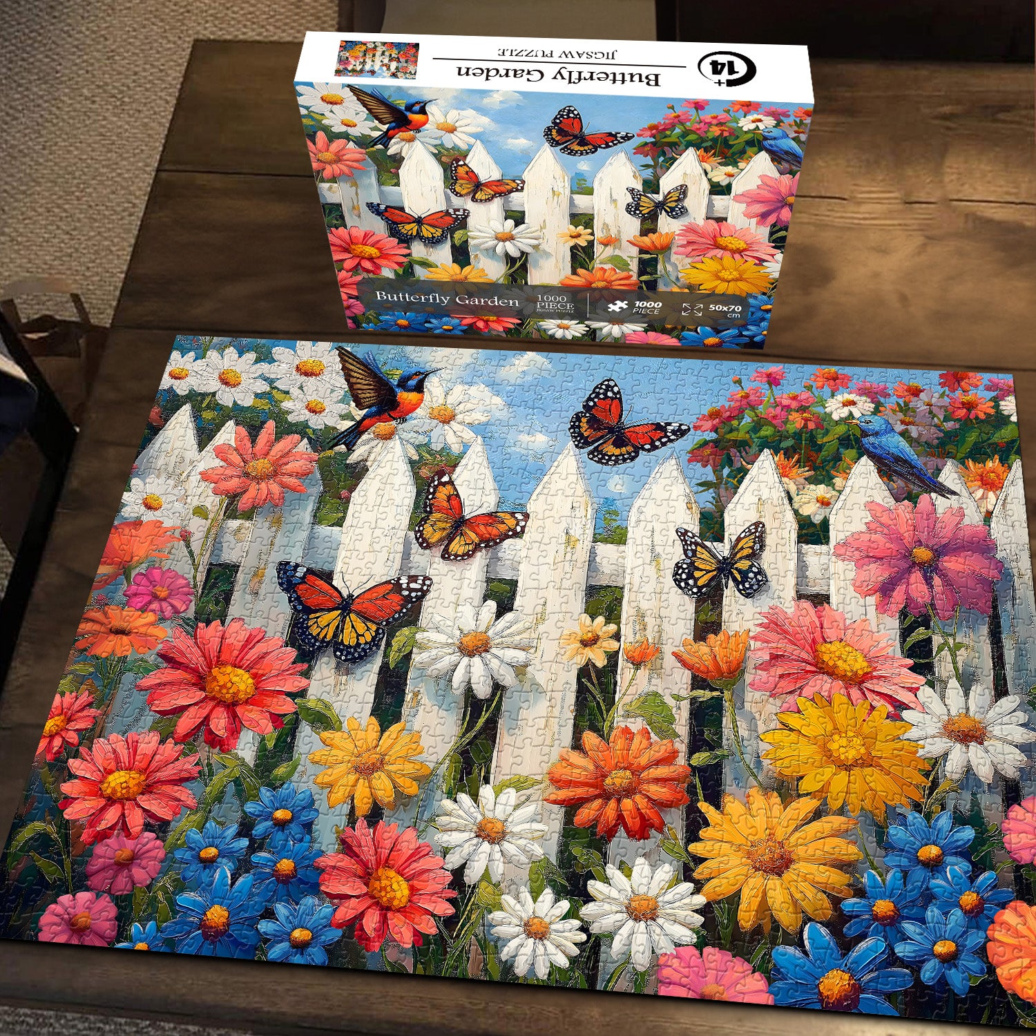Puzzle giardino farfalla puzzle 1000 pezzi