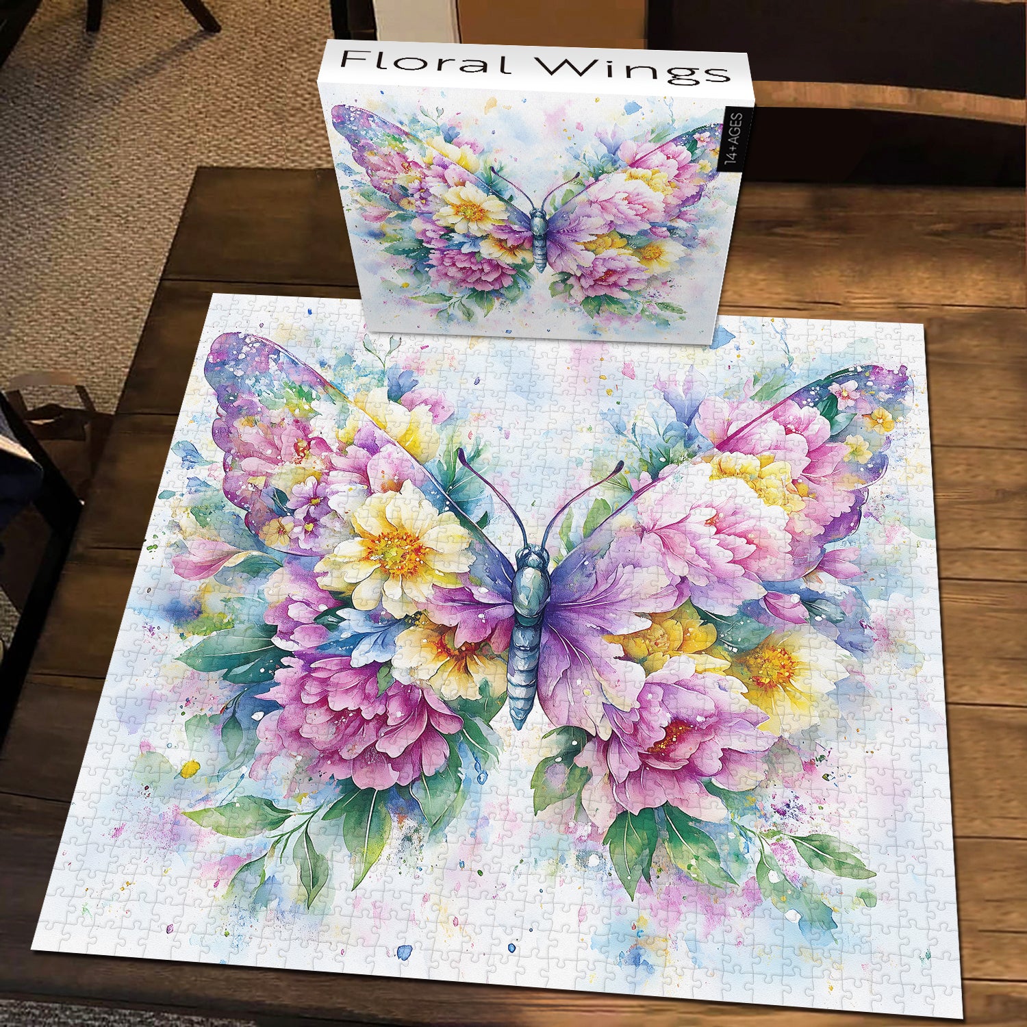 Puzzle ali floreali puzzle 1000 pezzi