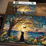 Dog and Butterfies puzzle puzzle 1000 pezzi