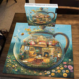 Vetro teiera casa puzzle puzzle 1000 pezzi