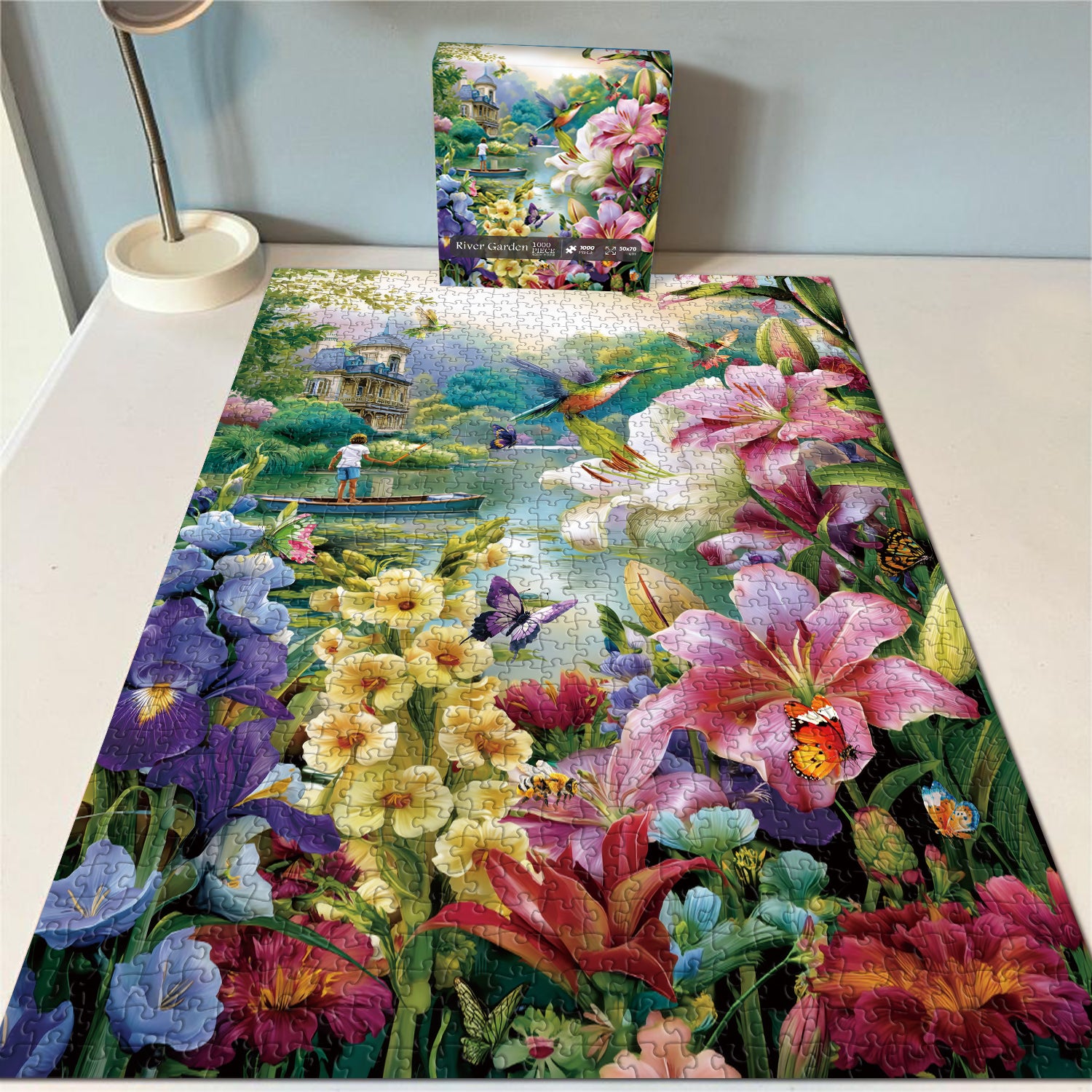 River Garden Jigsaw Puzzle 1000 Pieces