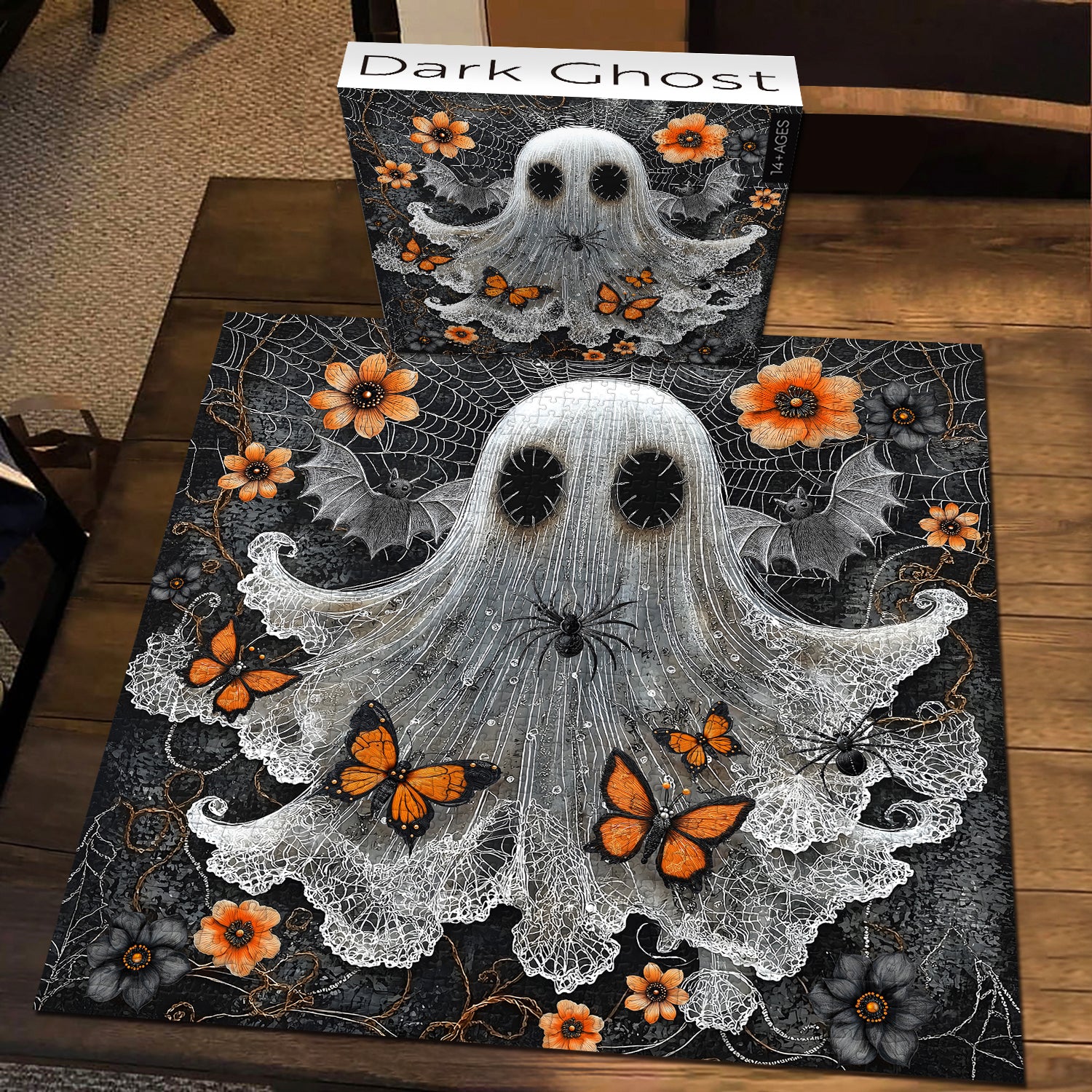 Dunkle Ghost -Puzzles 1000 Stücke