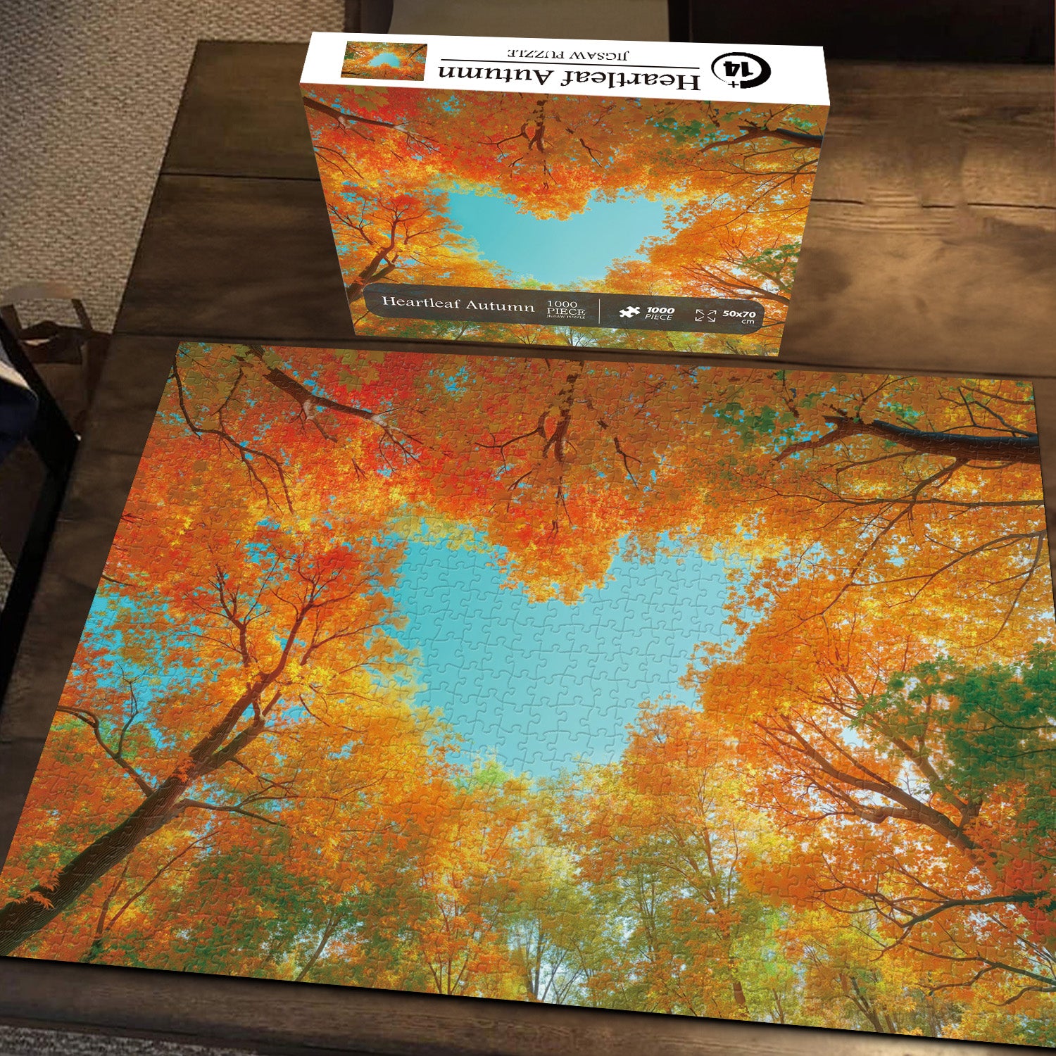 Pun puzzle 1000 pezzi di heartleaf autunno