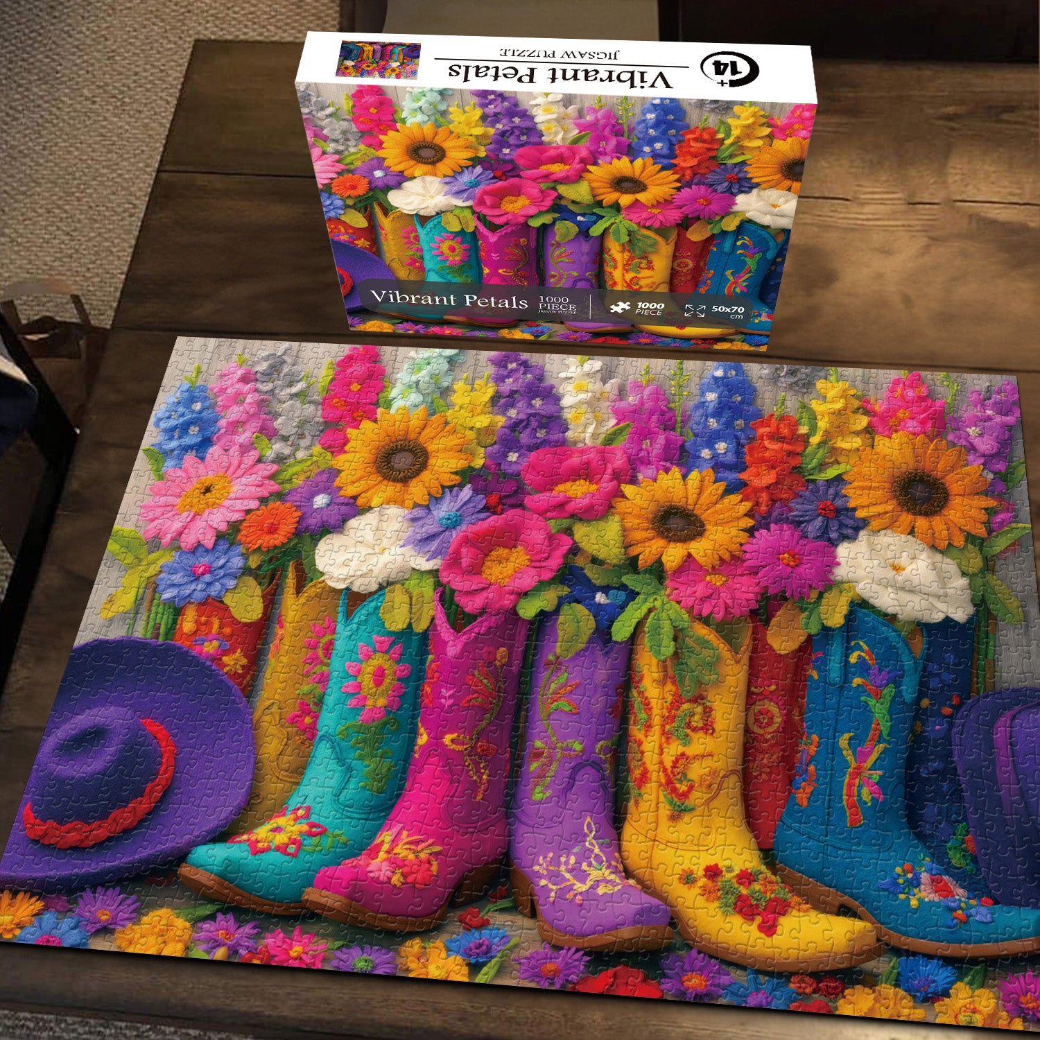 Petali vibranti puzzle puzzle 1000 pezzi