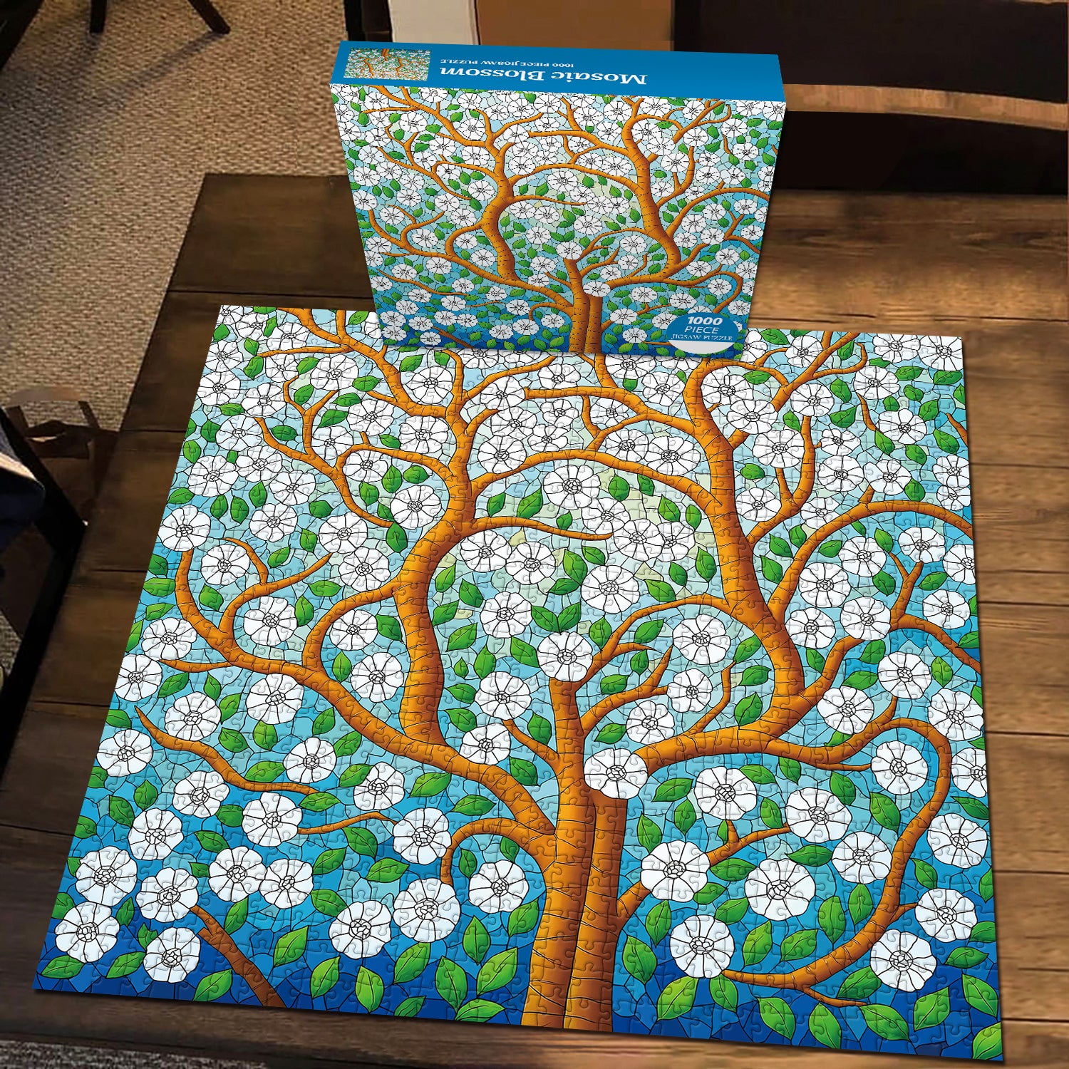 Mosaic Blossom Jigsaw Puzzle 1000 Pieces