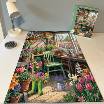 Jardinero Room Flower Jigsaw Puzzle 1000 Piezas