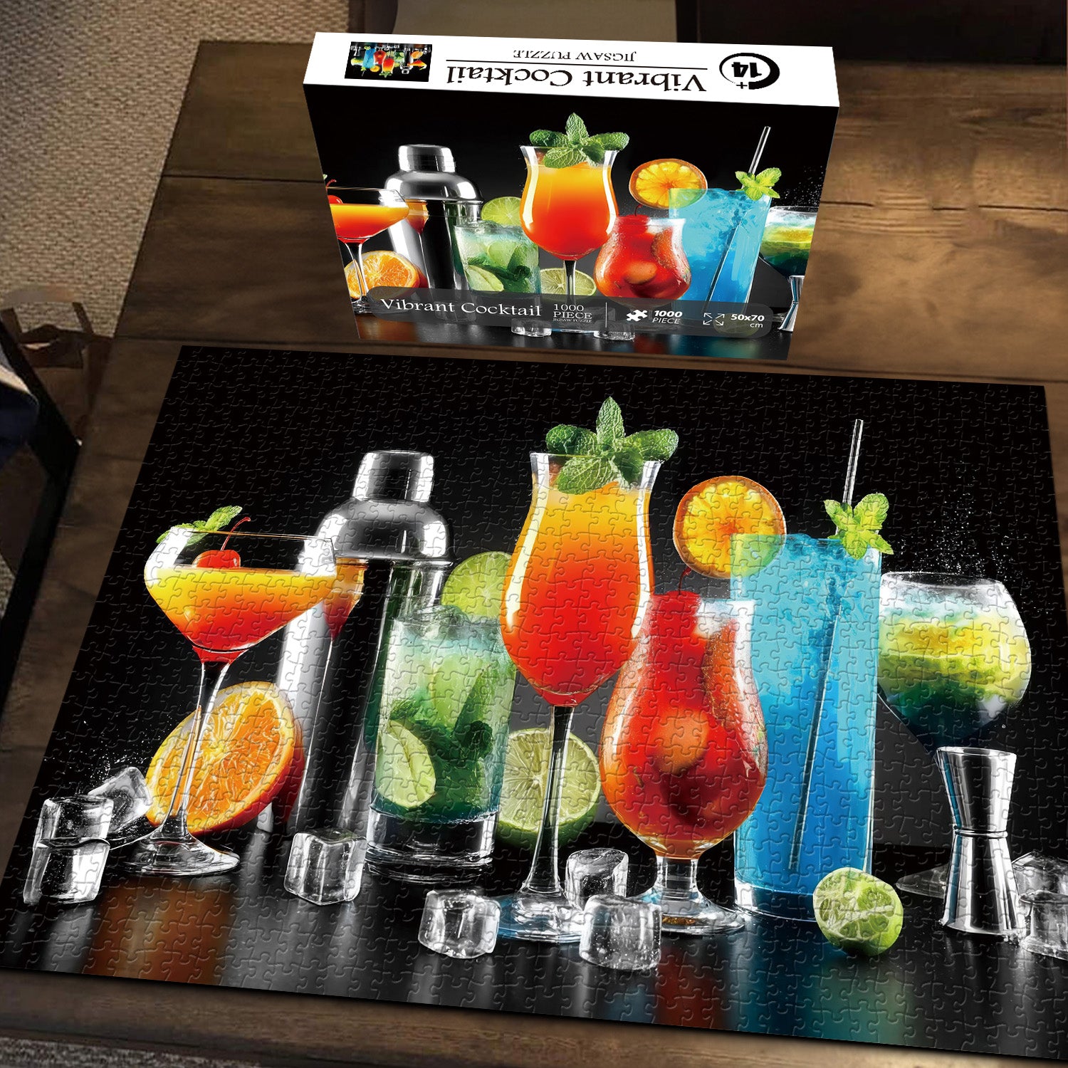 Vibrante puzzle da cocktail puzzle 1000 pezzi