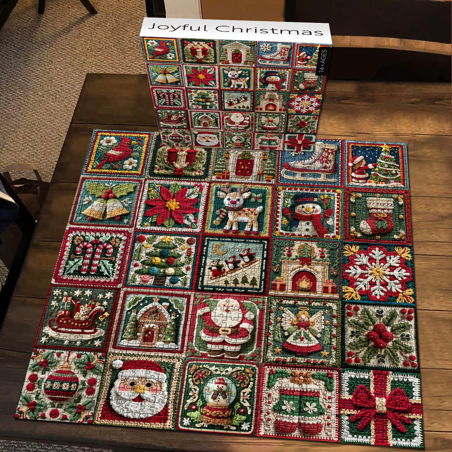 Gioioso puzzle di Natale puzzle 1000 pezzi