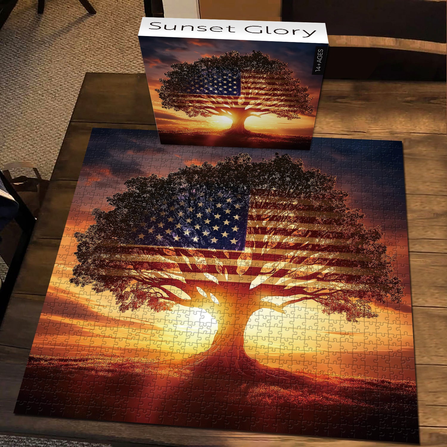 Sunset Glory puzzle puzzle 1000 pezzi