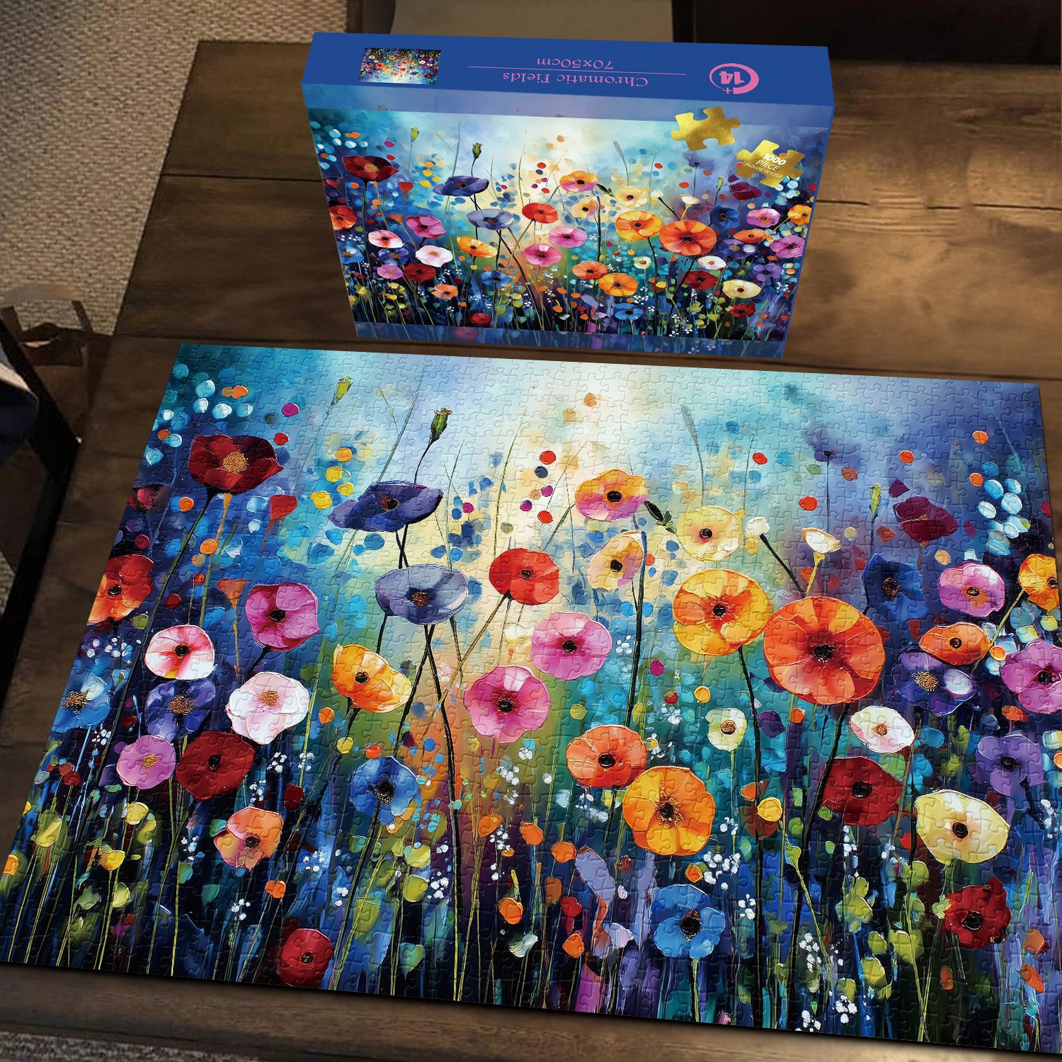 Champs chromatiques Puzzle de puzzle 1000 pièces